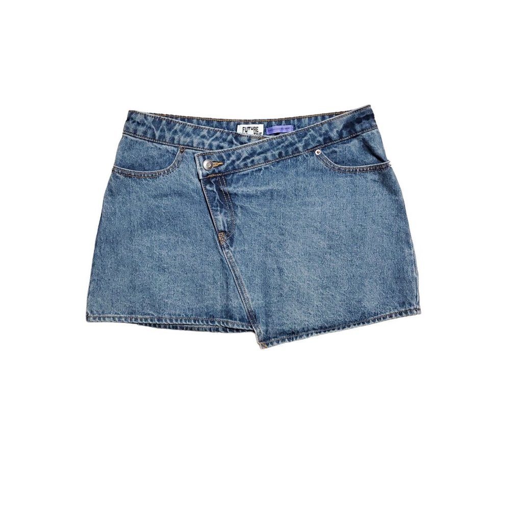Classic Blue Denim Mini Skirt
